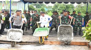 TMMD Sengkuyung Tahap I Resmi Dibuka, Desa Kertonatan Menjadi Sasaran Utama