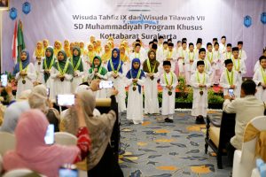 Sebanyak 134 Siwa SD Muhammadiyah PK Solo Ikuti Wisuda Tahfiz dan Tilawah